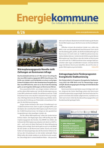 Titelbild Energiekommune 6/26